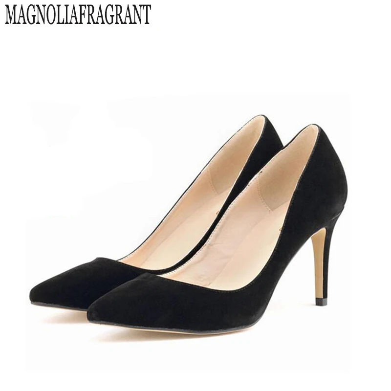 2017 Fashion Women Soft Velvet Med High Heel Pointed Toe Pump Sexy Ladies Work Bridal Party Court Shoes Plus Size W826
2017 Fashion Women Soft Velvet Med High Heel Pointed Toe Pump Sexy Ladies Work Bridal Party Court Shoes Plus Size W826