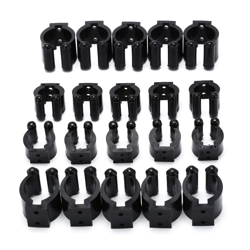 

10PCS Snooker Accessories Plastic Billiards Snooker Cue Locating Clip Holder for Pool Cue Racks Set