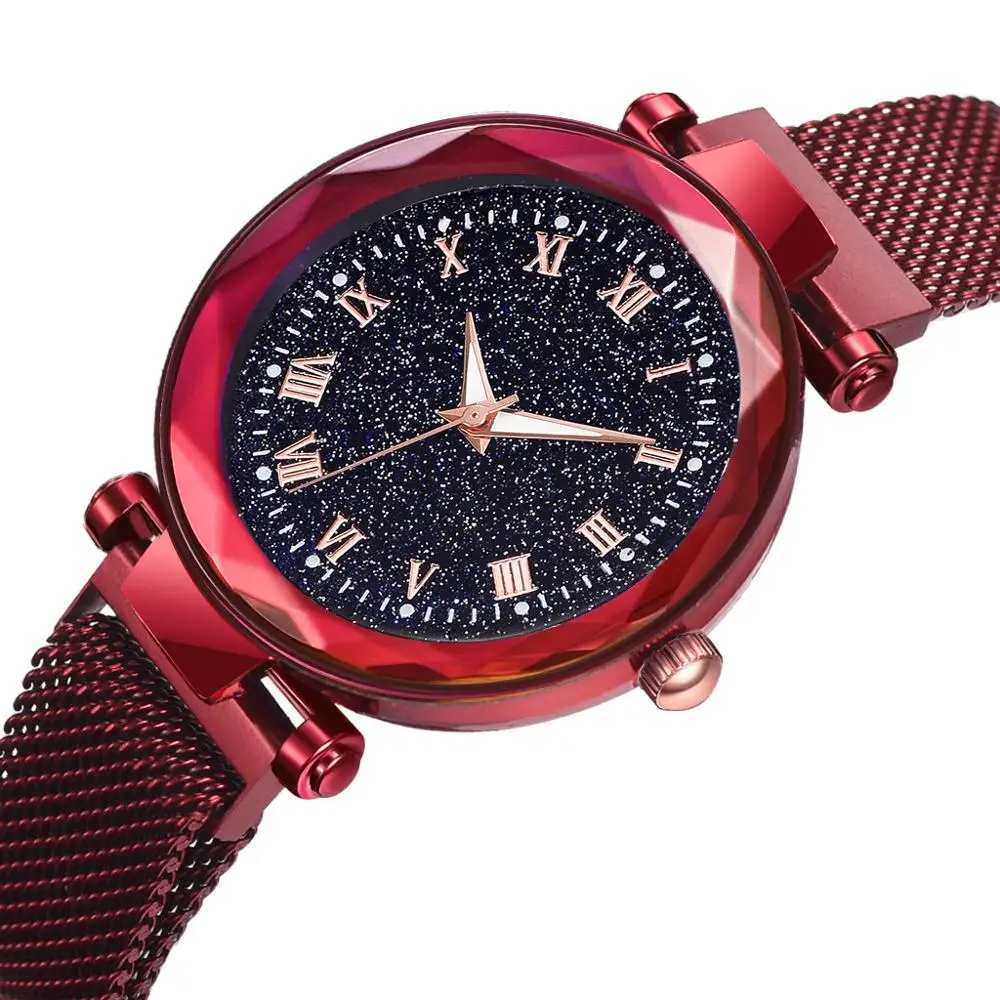 New arrival fashion women starry watches magnet strap retro roman scale stainless steel quartz watch female watches
New arrival fashion women starry watches magnet strap retro roman scale stainless steel quartz watch female watches