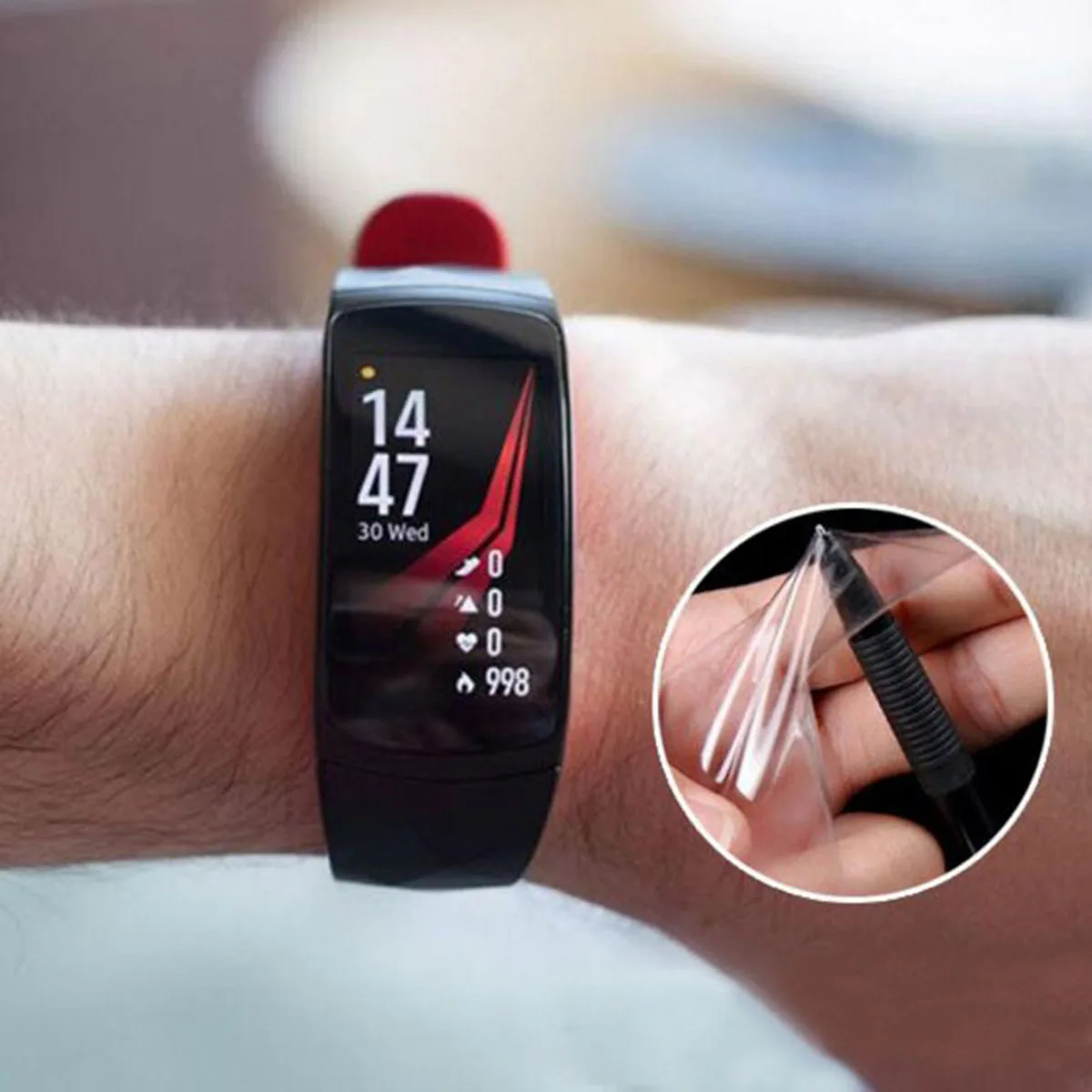 SOONHUA 2pcs Screen Protective Film HD Anti-scratch TPU Explosion-proof Full Screen Protectors for Samsung Gear Fit 2
SOONHUA 2pcs Screen Protective Film HD Anti-scratch TPU Explosion-proof Full Screen Protectors for Samsung Gear Fit 2