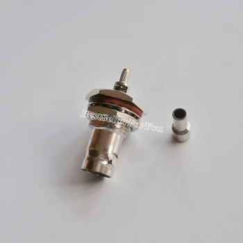 10PCS BNC female jack nut bulkhead crimp RG188 RG174 RG316 RF Coax Adapter connector
10PCS BNC female jack nut bulkhead crimp RG188 RG174 RG316 RF Coax Adapter connector