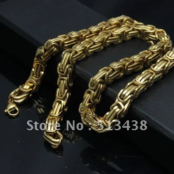 5pcs lot Fashion men's gold Stainless Steel 8mm Byzantine chain necelace,21.6'' , Thanksgiving ,Christmas gifts
5pcs lot Fashion men's gold Stainless Steel 8mm Byzantine chain necelace,21.6'' , Thanksgiving ,Christmas gifts