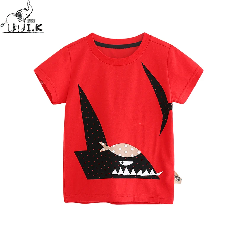 I.K Kids Baby Toddler Tees Tshirt shark red short T-shirts O neck Children Top Summer Costume 2018 new arrival DT26004B
I.K Kids Baby Toddler Tees Tshirt shark red short T-shirts O neck Children Top Summer Costume 2018 new arrival DT26004B
