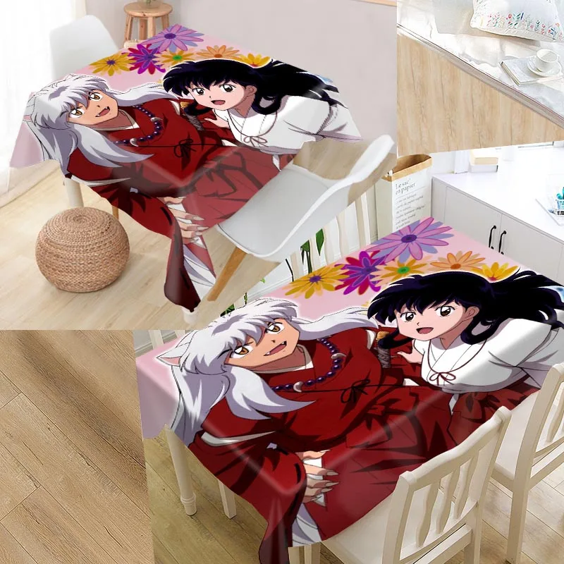 Скатерть InuYasha на заказ, квадратная/прямоугольная скатерть для свадебного стола, скатерть для телевизора, чайная скатерть
Скатерть InuYasha на заказ, квадратная/прямоугольная скатерть для свадебного стола, скатерть для телевизора, чайная скатерть