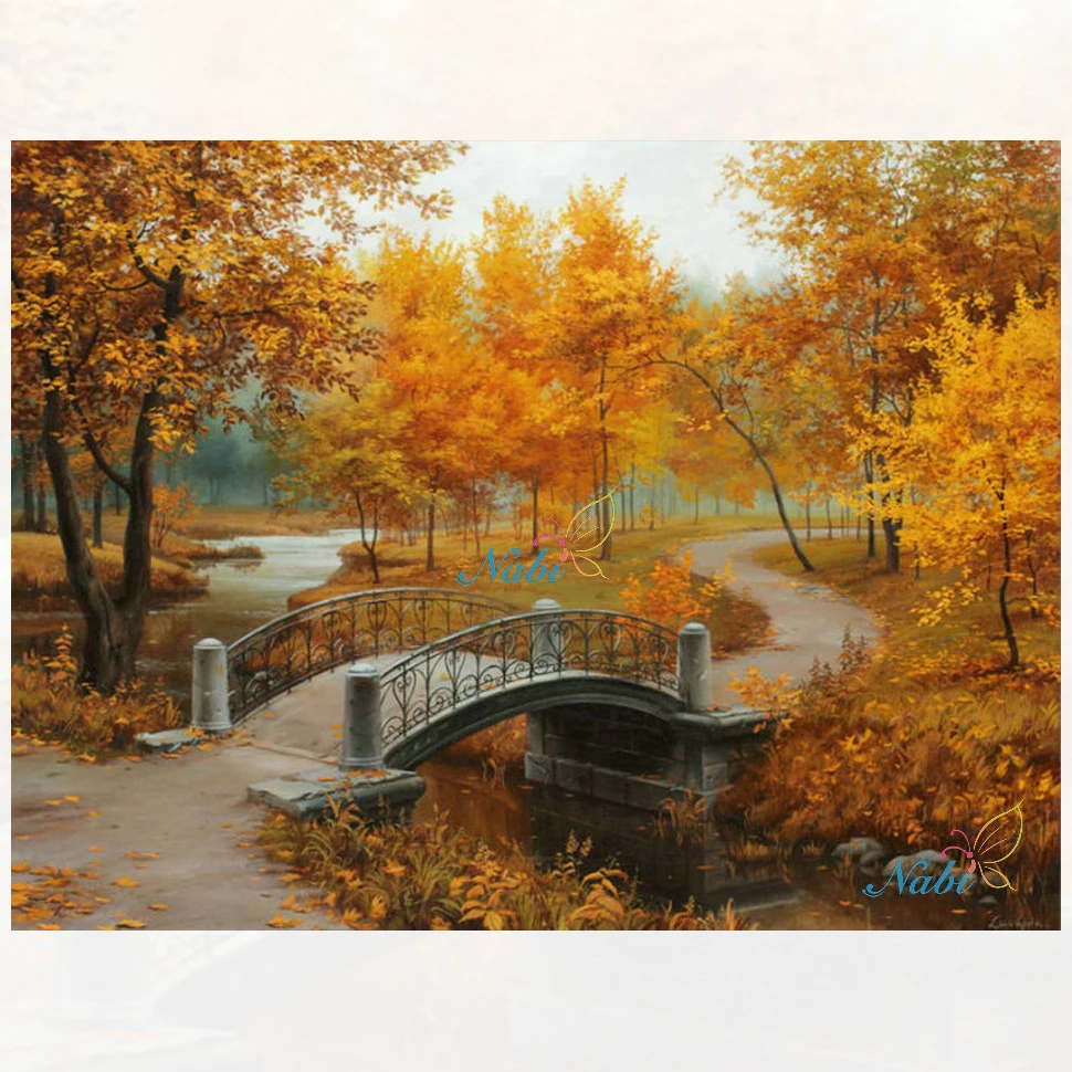 diamant painting new full Diy diamond painting kit 3D cross stitch Square Diamond embroidery Autumn Scenic Brudge Diamond
diamant painting new full Diy diamond painting kit 3D cross stitch Square Diamond embroidery Autumn Scenic Brudge Diamond