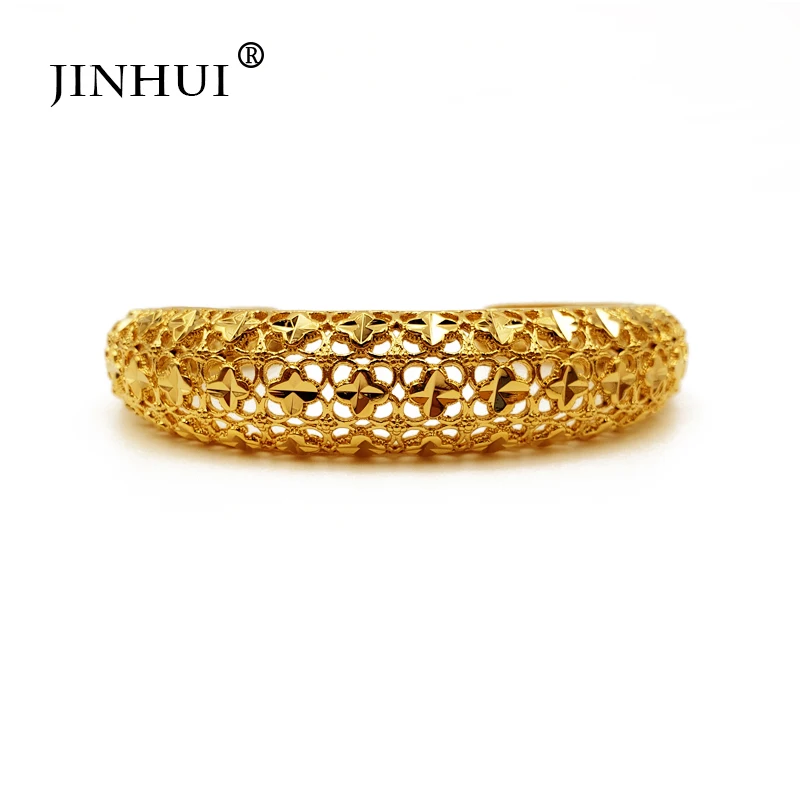 Jin Hui New Fashion Gold Color Wedding Bangles for Women Bride Adjustable Bracelets Ethiopian/france/African/Dubai Jewelry gifts
Jin Hui New Fashion Gold Color Wedding Bangles for Women Bride Adjustable Bracelets Ethiopian/france/African/Dubai Jewelry gifts