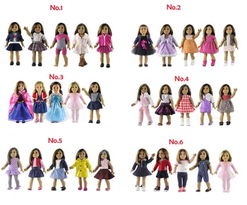Hot 5 Set Doll Clothes New Style for 18'' American Doll Princess Dress Ballet Skirt Many Style for Choice
Hot 5 Set Doll Clothes New Style for 18'' American Doll Princess Dress Ballet Skirt Many Style for Choice