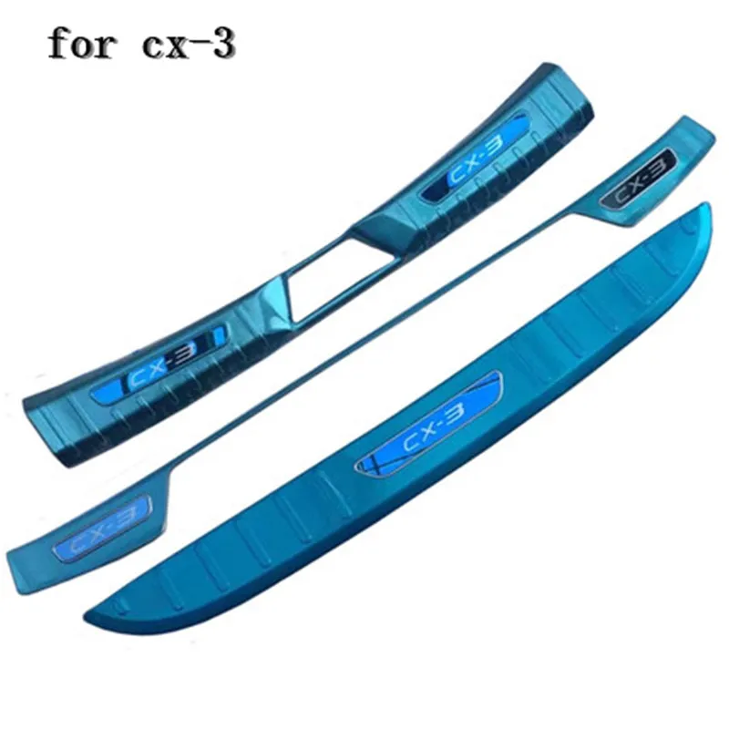 Car accessories Stainless Steel Rear Bumper Protector Sill Trunk Tread Plate Trim for Mazda cx-3 2018 Car styling
Car accessories Stainless Steel Rear Bumper Protector Sill Trunk Tread Plate Trim for Mazda cx-3 2018 Car styling