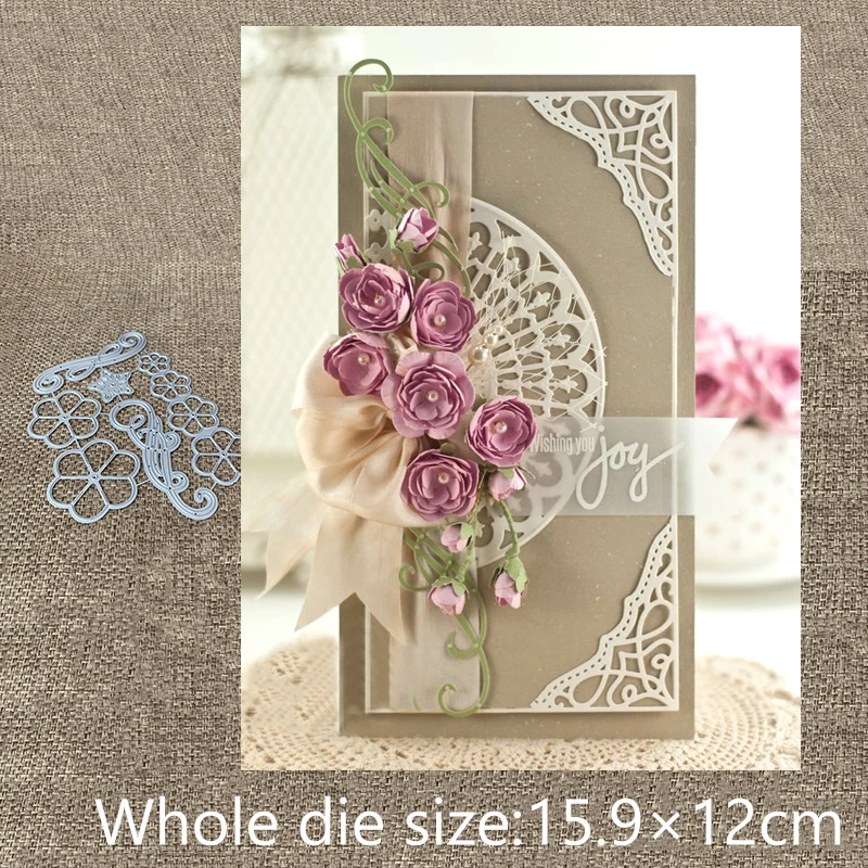 New Design Craft Metal Cutting Die die cuts Flower vine decoration scrapbook Album Paper Card Craft Embossing die cuts
New Design Craft Metal Cutting Die die cuts Flower vine decoration scrapbook Album Paper Card Craft Embossing die cuts