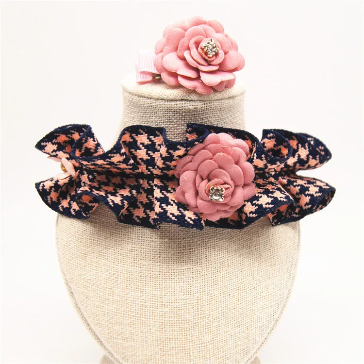 Cute Small Big Dog Bandana Collar Scarf With Dog Hair Bow Luxury Dog Cat Pet Necklace Pitbull Dog Puppy Princess Flower Collar
Cute Small Big Dog Bandana Collar Scarf With Dog Hair Bow Luxury Dog Cat Pet Necklace Pitbull Dog Puppy Princess Flower Collar