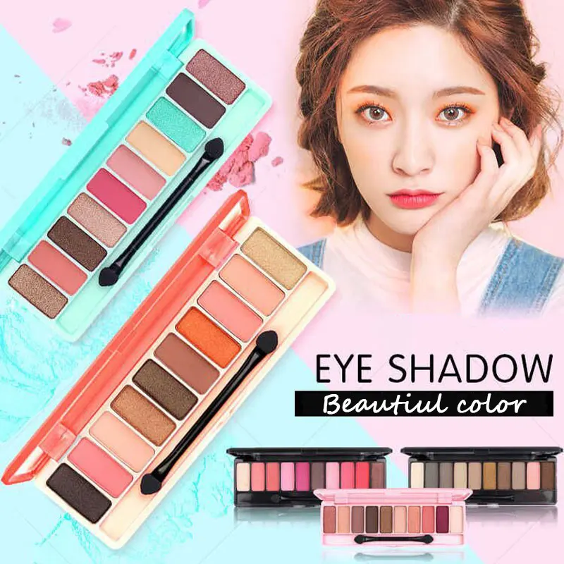10 Colors Shimmer Matte Eyeshadow Cherry Eye Shadow Set Pearlescent Matte Color Eye Shadow
10 Colors Shimmer Matte Eyeshadow Cherry Eye Shadow Set Pearlescent Matte Color Eye Shadow