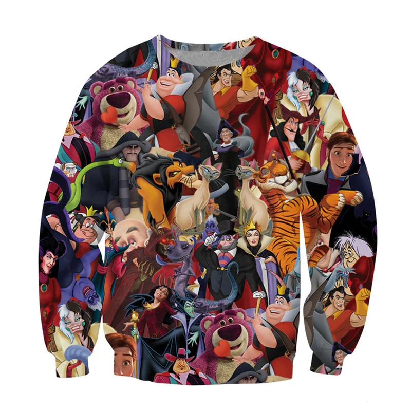 New Funny Cartoon Villains Sweatshirts Women/Men Hoodies Printing 3D Casual Long Sleeve Pullovers Unisex Outerswear Tops
New Funny Cartoon Villains Sweatshirts Women/Men Hoodies Printing 3D Casual Long Sleeve Pullovers Unisex Outerswear Tops