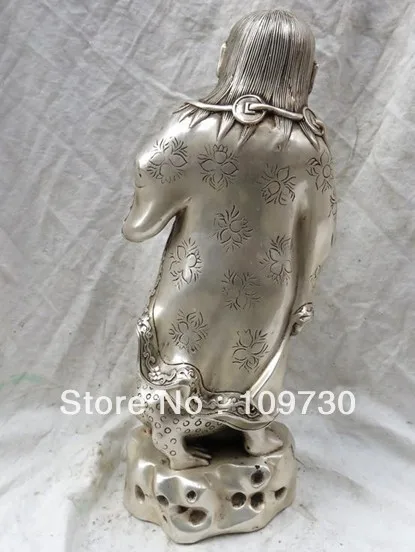 bir 00904 15 inch classical bronze plating silver Bang drama Jin Chan figurine statue | Дом и сад