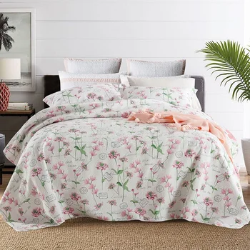 Summer Bedspread For Bed Quilt Set 3PCS Pink Printed Washable Cotton Quilts Quilted Cover Pillowcase King Queen Size Coverlet
Summer Bedspread For Bed Quilt Set 3PCS Pink Printed Washable Cotton Quilts Quilted Cover Pillowcase King Queen Size Coverlet