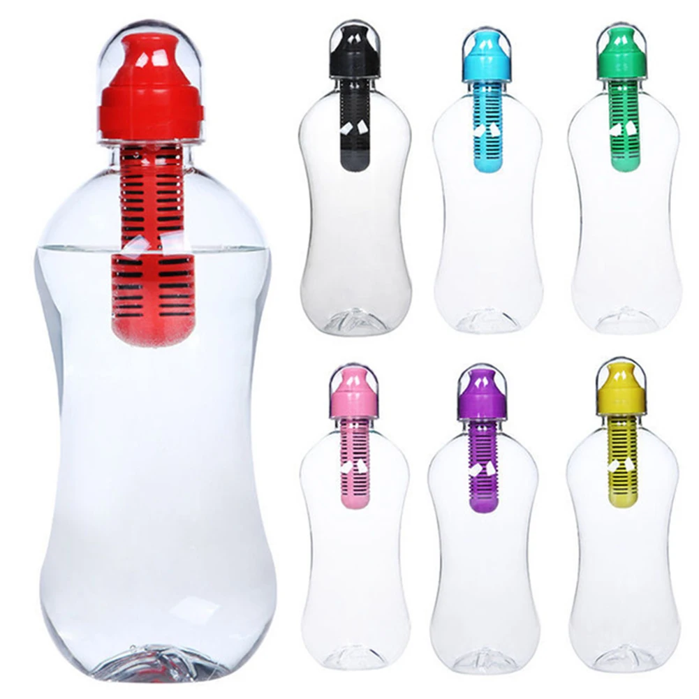 550mL Portable Activated Carbon Filtering Water Drinking Bottle with Built-In Filter Outdoor Hiking Filtered Drinking Bottle
550mL Portable Activated Carbon Filtering Water Drinking Bottle with Built-In Filter Outdoor Hiking Filtered Drinking Bottle