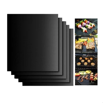 5pcs BBQ Grill Mat 330*400*0.2mm PTFE /TEFLON Reusable Non-stick Heat Resistant Pad Sheet Cooking Tool Outdoor Party BBQ Tool
5pcs BBQ Grill Mat 330*400*0.2mm PTFE /TEFLON Reusable Non-stick Heat Resistant Pad Sheet Cooking Tool Outdoor Party BBQ Tool