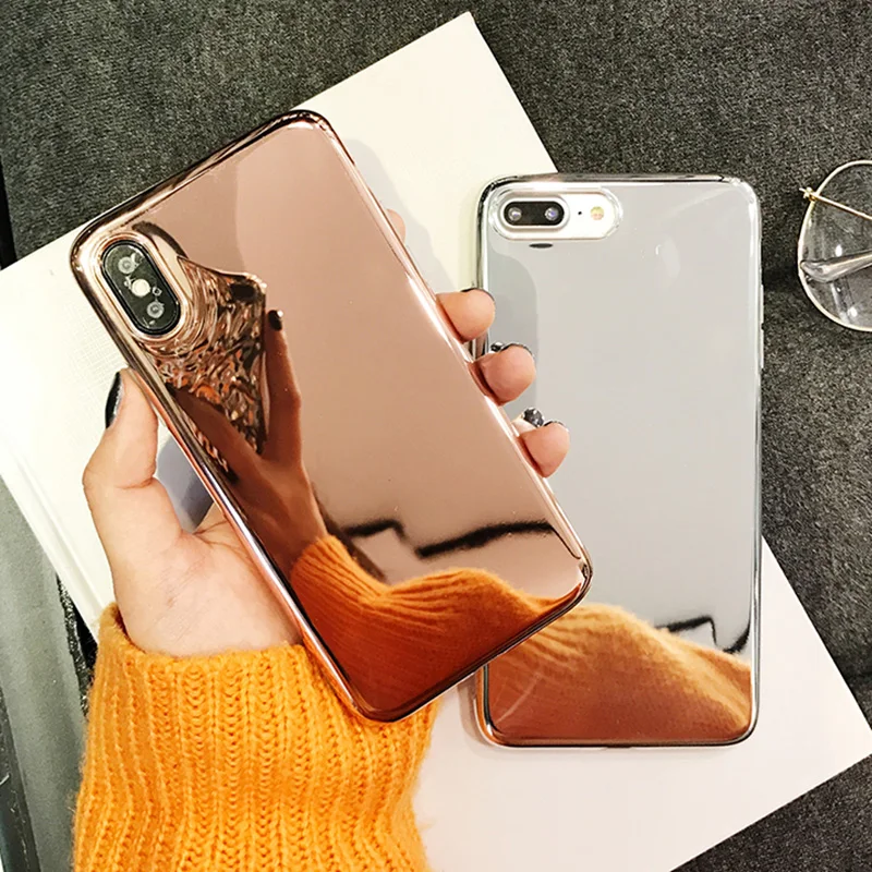 Soft IMD Clear Mirror Phone Case For iphone X XS XR XS Max 6 6S 7 8 Plus Funny Cool Style Couples protection Back Cover
Soft IMD Clear Mirror Phone Case For iphone X XS XR XS Max 6 6S 7 8 Plus Funny Cool Style Couples protection Back Cover