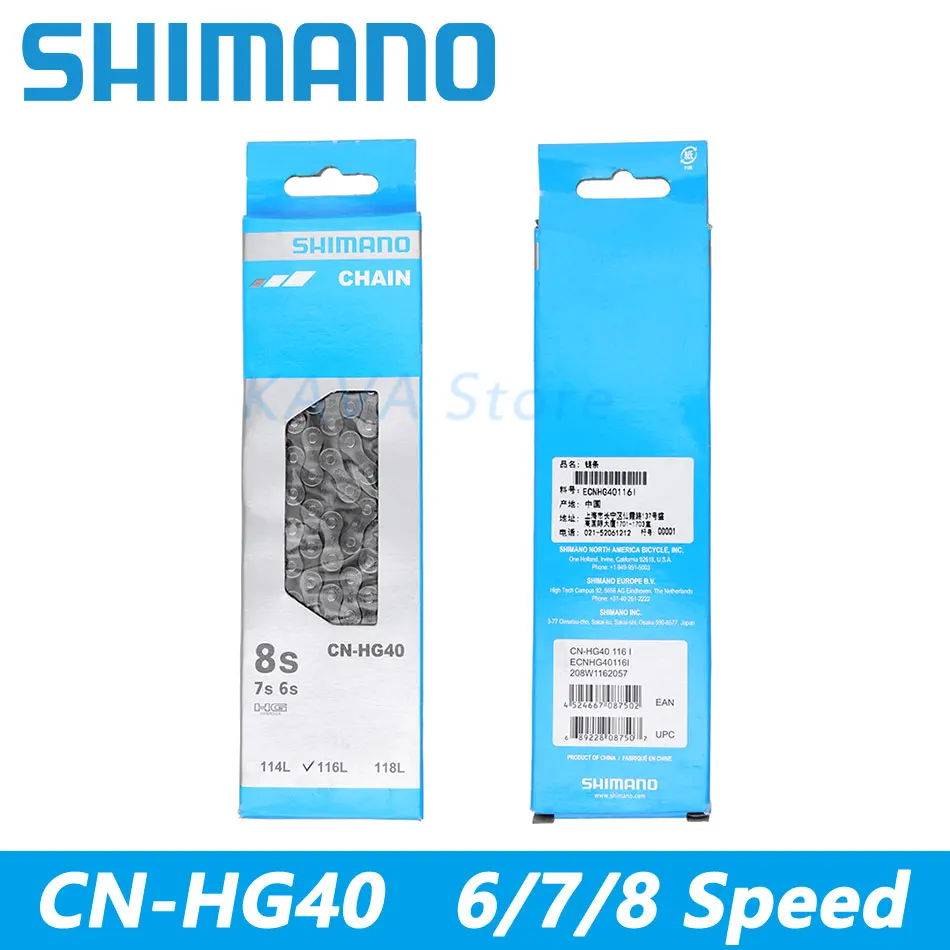 Top Shimano 8/9/10/11Speed Chain Mountain Bike Chain HG40 HG53 HG93 6701 HG95 HG54 CN4601 HG601 HG701 HG901 MTB Road Bicycle Chains 4