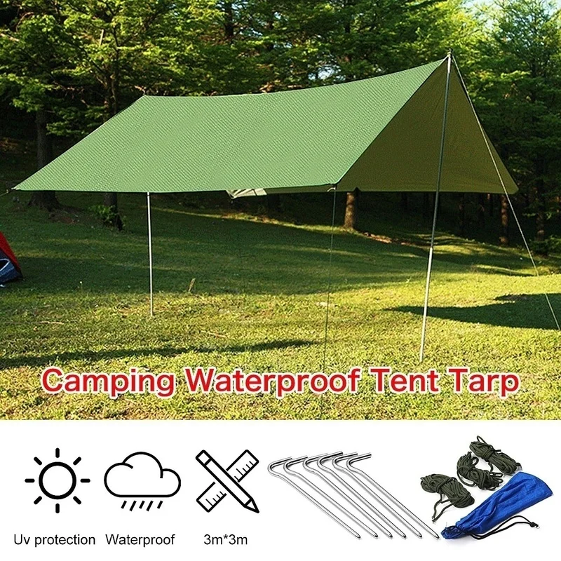 Ultralight Sun Shelter Tarp Waterproof Tent Shade UV Sunshade Beach Camping Waterproof Tent Cover
Ultralight Sun Shelter Tarp Waterproof Tent Shade UV Sunshade Beach Camping Waterproof Tent Cover