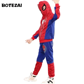 New Spiderman Baby Boys Clothing Sets Cotton Sport Suit For Boys Clothes Spring Spider Man Cosplay Costumes KIds Clothes Set
New Spiderman Baby Boys Clothing Sets Cotton Sport Suit For Boys Clothes Spring Spider Man Cosplay Costumes KIds Clothes Set