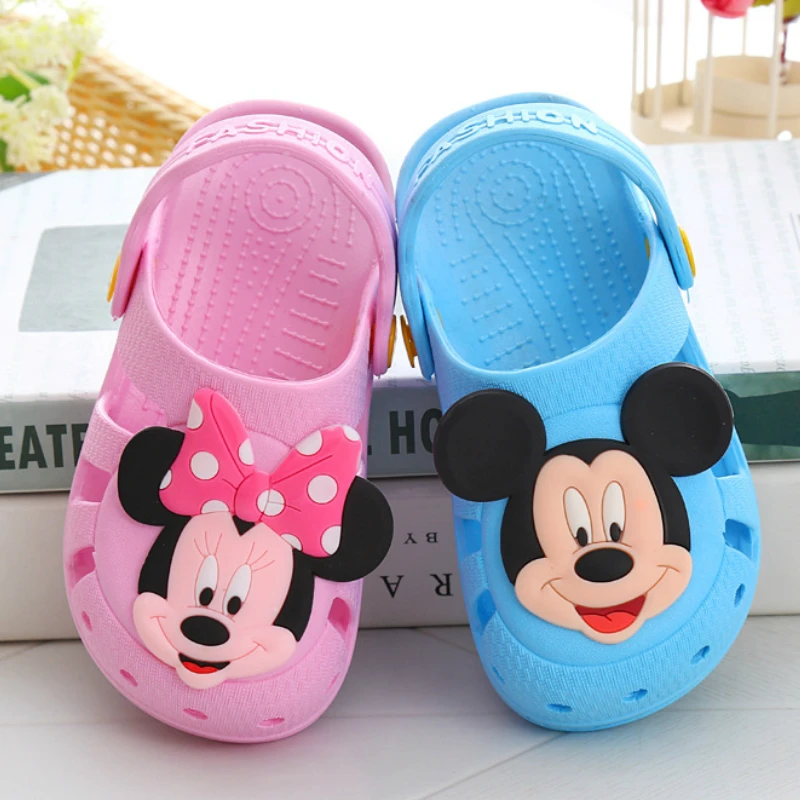 Toddler Boys Girls Cool Slippers Cartoon Mickey Infant Baby Sandals Summer Non-slip Bathroom shoe Beach Minnie Hole Shoes
Toddler Boys Girls Cool Slippers Cartoon Mickey Infant Baby Sandals Summer Non-slip Bathroom shoe Beach Minnie Hole Shoes
