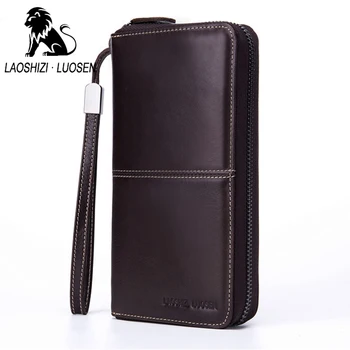 LAOSHIZI Men Long Purses Organizer Wallets Cowhide Soft Leather Business Wallet With Card Slot Retro Clutch Bags Big Capacity
LAOSHIZI Men Long Purses Organizer Wallets Cowhide Soft Leather Business Wallet With Card Slot Retro Clutch Bags Big Capacity