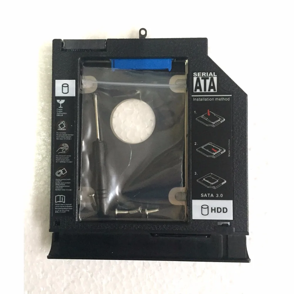 New HDD Caddy 9.5mm SATA3.0 SSD HDD Bracket for Lenovo IdeaPad 110-15 Optical drive Hard disk bracket for IdeaPad 310-15 15.6"
New HDD Caddy 9.5mm SATA3.0 SSD HDD Bracket for Lenovo IdeaPad 110-15 Optical drive Hard disk bracket for IdeaPad 310-15 15.6"