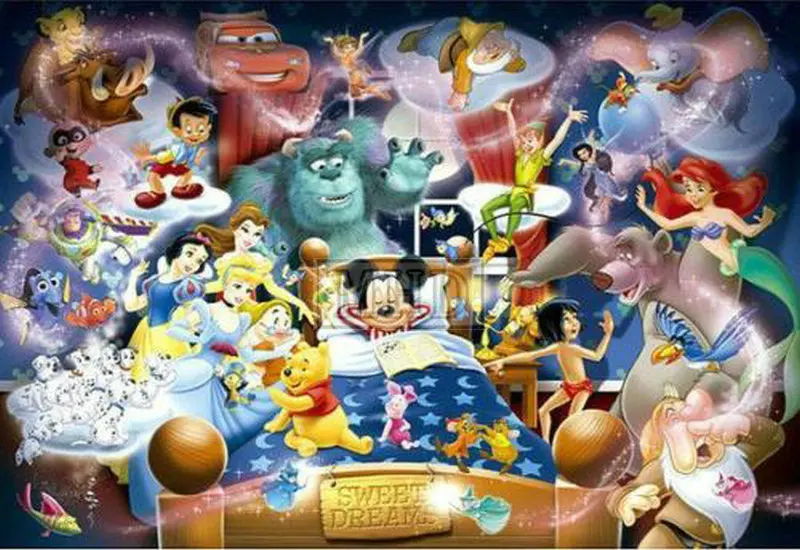 Cartoon pattern mosaic diy diamond painting kit square full 3d embroidery children's room decoration Christmas gift
Cartoon pattern mosaic diy diamond painting kit square full 3d embroidery children's room decoration Christmas gift