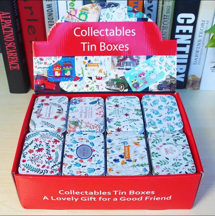 1PC Locomotive Painting Card Box Fresh Flowers Square Shape Tin Storage Case With Lid Jewerly Case Pocket Box Gift Boxes
1PC Locomotive Painting Card Box Fresh Flowers Square Shape Tin Storage Case With Lid Jewerly Case Pocket Box Gift Boxes