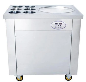 Best sale single round pan with 6 fruit tanks fry ice cream roll machine fried ice roll maker
Best sale single round pan with 6 fruit tanks fry ice cream roll machine fried ice roll maker