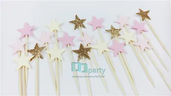 40pcs Glitter Paper Star Cup Cake Toppers Twinkle Cake Decoration wedding baby shower Party Cupcake Toppers
40pcs Glitter Paper Star Cup Cake Toppers Twinkle Cake Decoration wedding baby shower Party Cupcake Toppers
