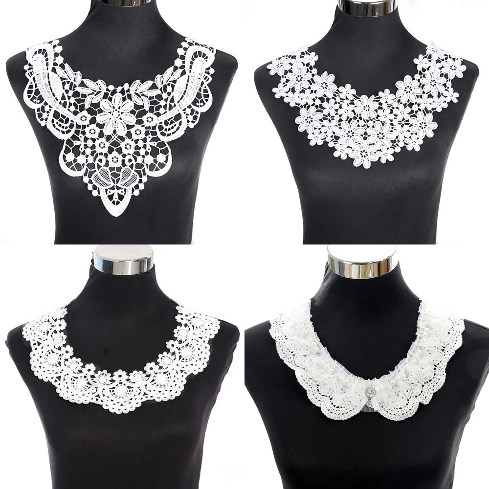 Embroidered Venise Lace Neckline Collar Embellishment Sewing Applique Trims Sewing Supplies Scrapbooking
Embroidered Venise Lace Neckline Collar Embellishment Sewing Applique Trims Sewing Supplies Scrapbooking