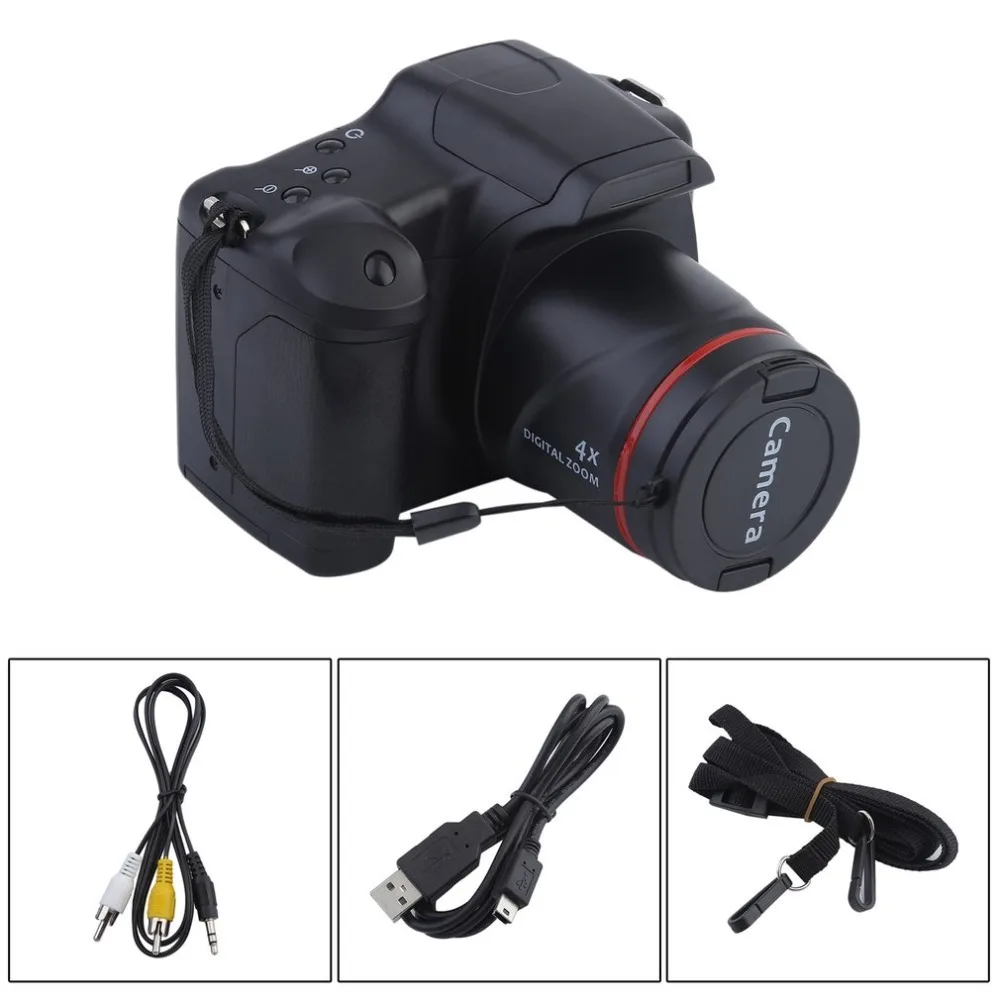 

Portable HD Digital Camera CMOS Manual Medium/Long Focus Optical Zoom SLR Operation Home Usage Anti-Shake DV Camcorder