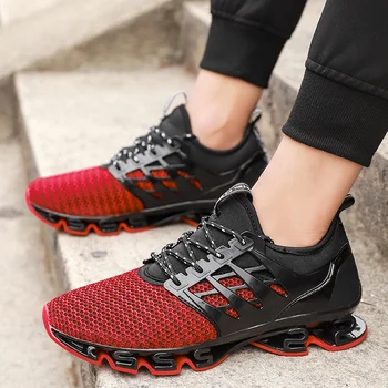 Men Shoes Sneakers Mens Summer Casual Shoes Blade Sneakers Cushioning Lace-up Mesh Men Shoes Fashion Big Size 39-46 2020
Men Shoes Sneakers Mens Summer Casual Shoes Blade Sneakers Cushioning Lace-up Mesh Men Shoes Fashion Big Size 39-46 2020