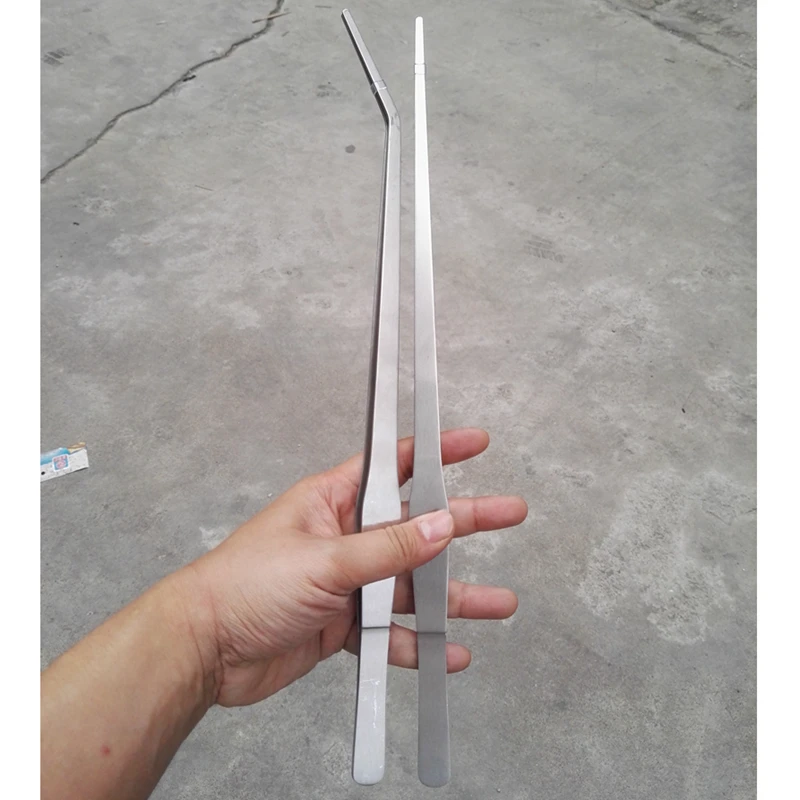 2 pcs 38cm stainless steel tweezers aquarium tools aquatic plants tools for aquascape 1 curved+1 straight
2 pcs 38cm stainless steel tweezers aquarium tools aquatic plants tools for aquascape 1 curved+1 straight