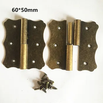 10pcs 60*50MM Antique detachable Metal hinge Wooden hinge Big Box Furniture Cupboard screen Door Cabinets hinge Wholesale
10pcs 60*50MM Antique detachable Metal hinge Wooden hinge Big Box Furniture Cupboard screen Door Cabinets hinge Wholesale