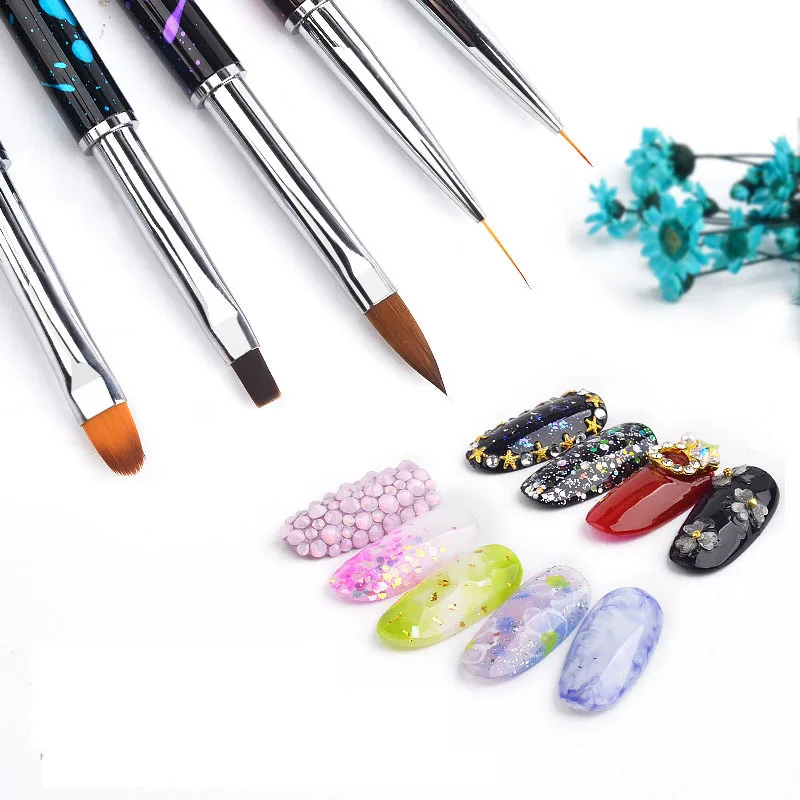1pcs Professional Nail Art Design Set Drawing Painting Tips Stripes Liners Brush Pen Tools Graffiti Handle
1pcs Professional Nail Art Design Set Drawing Painting Tips Stripes Liners Brush Pen Tools Graffiti Handle