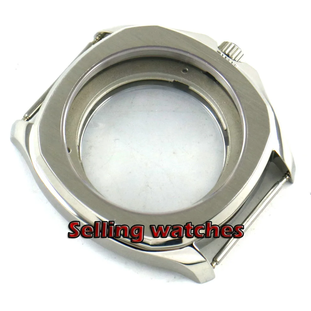 40mm parnis stainless steel Sapphire Crystal Case fit ETA 2836 mingzhu 2813 miyota 82 series movement
40mm parnis stainless steel Sapphire Crystal Case fit ETA 2836 mingzhu 2813 miyota 82 series movement