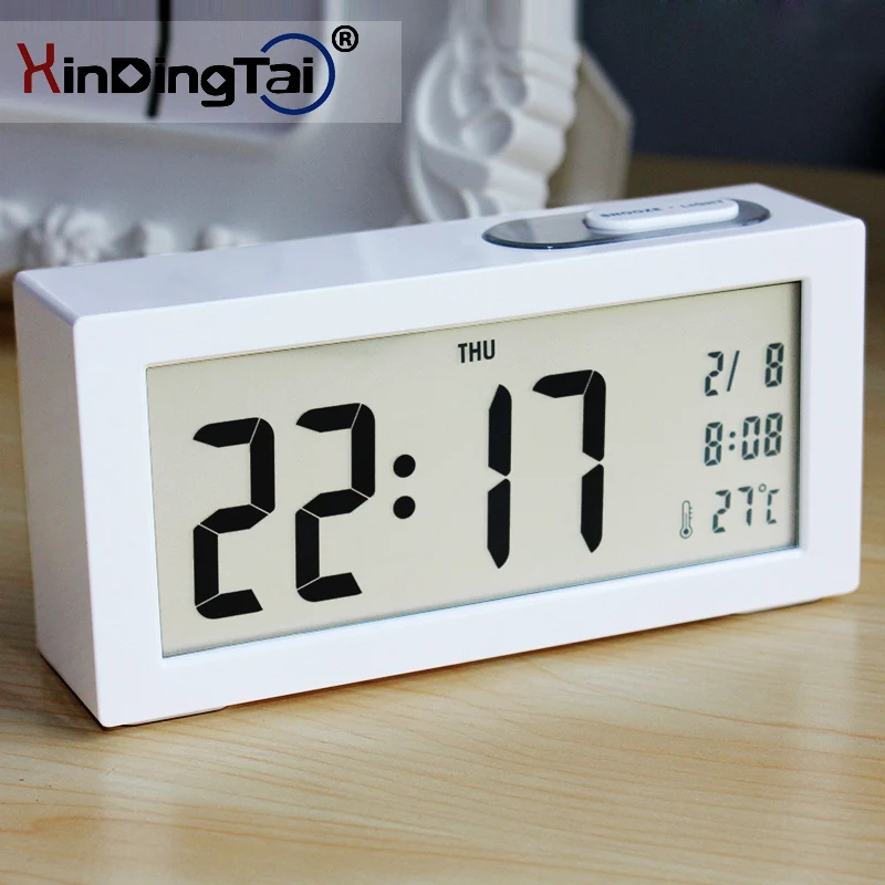 Genuine Black white table digital clock environmental quality ABS sensor thermometer LED backlit display electronic alarm clock
Genuine Black white table digital clock environmental quality ABS sensor thermometer LED backlit display electronic alarm clock