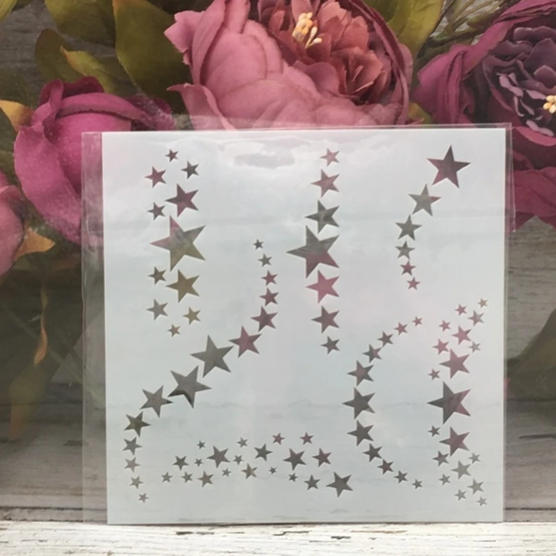1Pcs 5*5" Stars Line DIY Layering Stencils Wall Painting Scrapbook Coloring Embossing Album Decorative Paper Card Template
1Pcs 5*5" Stars Line DIY Layering Stencils Wall Painting Scrapbook Coloring Embossing Album Decorative Paper Card Template
