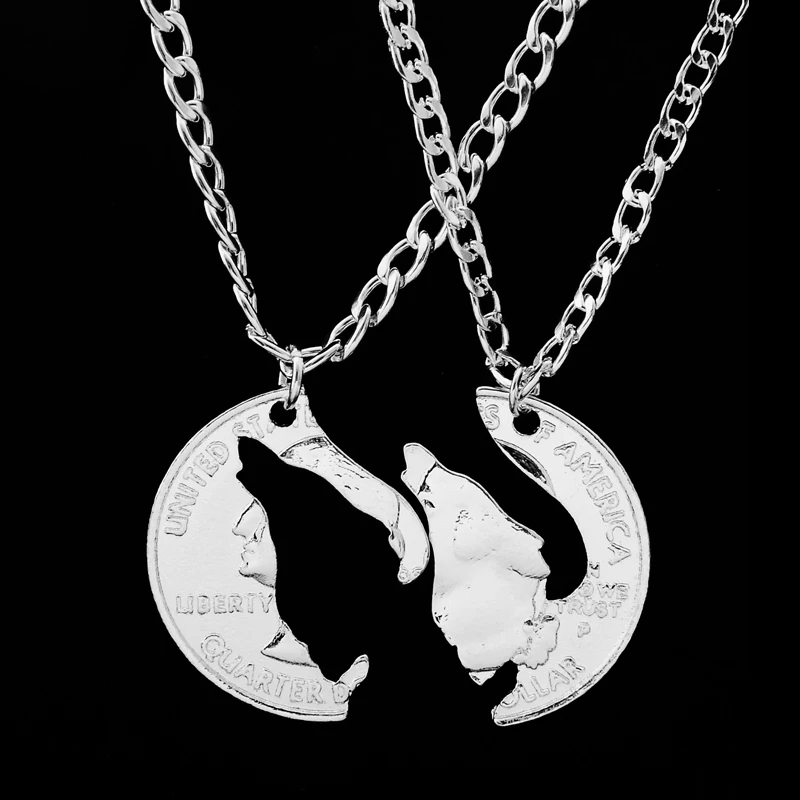 Miss Zoe 2pcs/set HOWLING WOLF RELATIONSHIP Necklace Set Friendship JEWELRY Interlocking BFF Necklace Lover Couples Gift
Miss Zoe 2pcs/set HOWLING WOLF RELATIONSHIP Necklace Set Friendship JEWELRY Interlocking BFF Necklace Lover Couples Gift