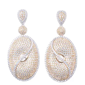 SLJELY Luxury Eyes Shiny Cubic Zirconia Earrings Naija Wedding Earring For Women Party Gift Fashion Jewelry New Arrivl
SLJELY Luxury Eyes Shiny Cubic Zirconia Earrings Naija Wedding Earring For Women Party Gift Fashion Jewelry New Arrivl
