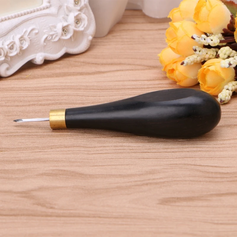 Leather Craft DIY Wooden Diamond Rhombus Awl Leathercraft Reaming Punch Sewing Tools Apparel Fabric Kit
Leather Craft DIY Wooden Diamond Rhombus Awl Leathercraft Reaming Punch Sewing Tools Apparel Fabric Kit