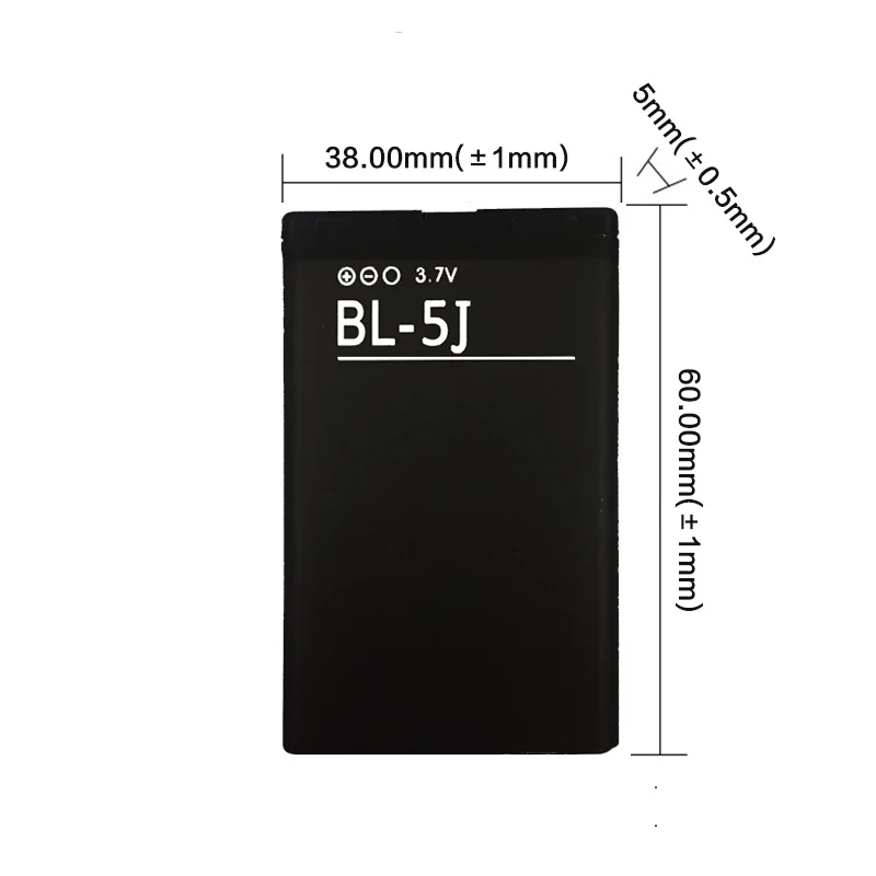 NEW battery BL-5J BL 5J Battery For Nokia 228 Lumia 530 5800 XpressMusic 5230 C3 X1 X6 5233 N900 520 525 battery 5J
NEW battery BL-5J BL 5J Battery For Nokia 228 Lumia 530 5800 XpressMusic 5230 C3 X1 X6 5233 N900 520 525 battery 5J