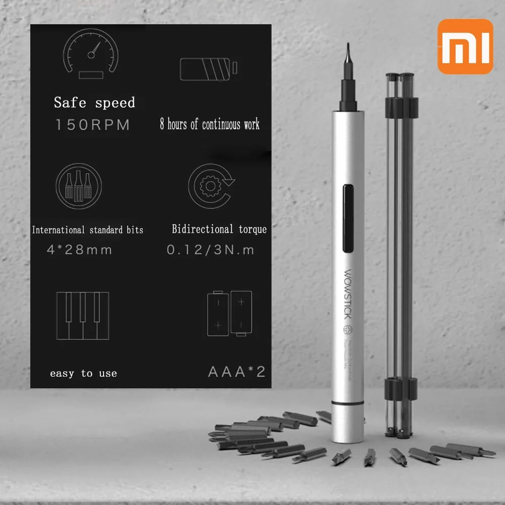 Xiaomi Wowstick Electric Power Screwdriver, Mini Portable Electric Screw Driver for Small Devices Repair Tools
Xiaomi Wowstick Electric Power Screwdriver, Mini Portable Electric Screw Driver for Small Devices Repair Tools