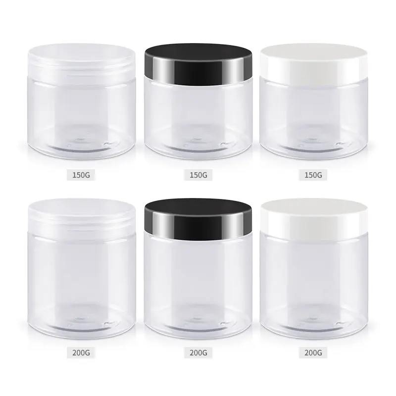 150g 200g 250g X 40 Transparent Empty Cosmetic Cream Bottles Clear PET Jar Container For Cosmetics Packaging ,Skin Care Pots Tin
150g 200g 250g X 40 Transparent Empty Cosmetic Cream Bottles Clear PET Jar Container For Cosmetics Packaging ,Skin Care Pots Tin