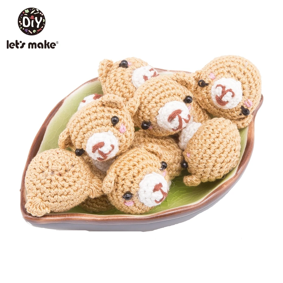 Let'S Make 10Pc Crochet Beads Cotton Diy Accessory For Baby Infant Toys Amigurumi Bear Cartoon Beaded Baby Stroller Accessories
Let'S Make 10Pc Crochet Beads Cotton Diy Accessory For Baby Infant Toys Amigurumi Bear Cartoon Beaded Baby Stroller Accessories
