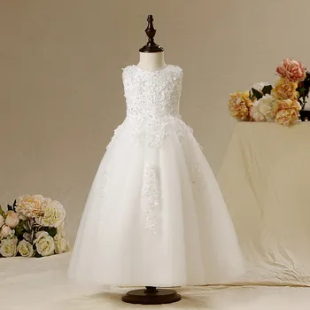 2016 High Quality White Tulle Lace Beaded Ball Gown Long Flower Girl Dresses For Weddings Kids Birthday Party Dress
2016 High Quality White Tulle Lace Beaded Ball Gown Long Flower Girl Dresses For Weddings Kids Birthday Party Dress
