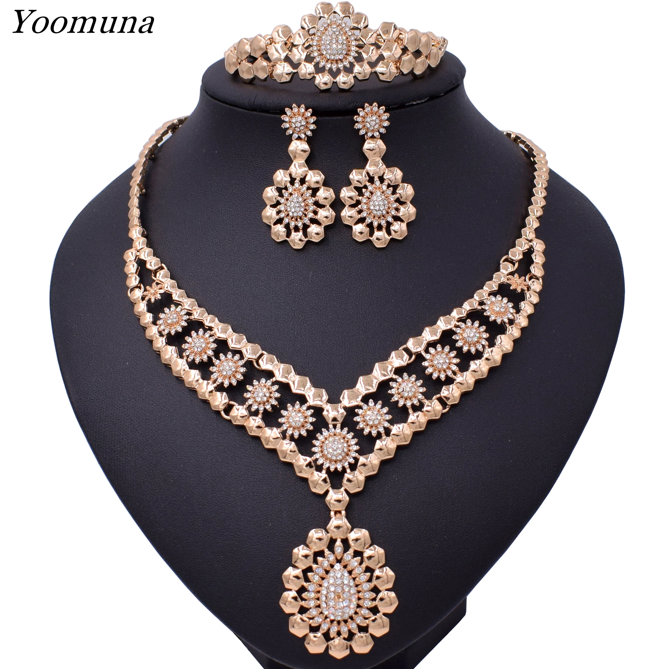 2019 Exquisite Dubai Gold Color Jewelry Set Nigerian Wedding African Beads Jewelry Set Design necklace sets for women
2019 Exquisite Dubai Gold Color Jewelry Set Nigerian Wedding African Beads Jewelry Set Design necklace sets for women