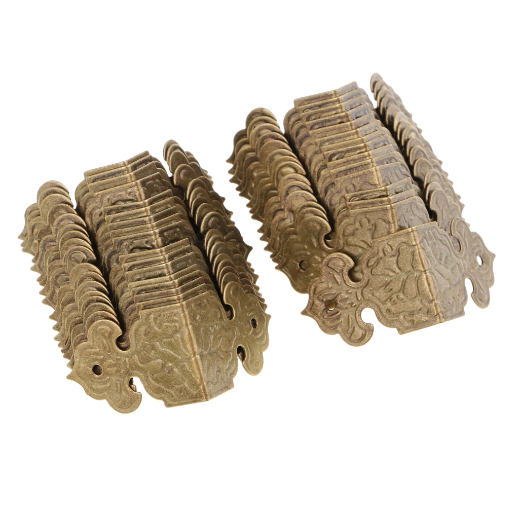 30 Pieces Vintage Decorative Furniture Table Wood Box Case Cabinet Corner Protector Guard Edge Cover Accessories Bronze
30 Pieces Vintage Decorative Furniture Table Wood Box Case Cabinet Corner Protector Guard Edge Cover Accessories Bronze